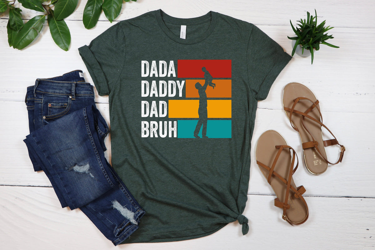 Retro Dada Daddy Dad Bruh Shirt, Father's Day Gift