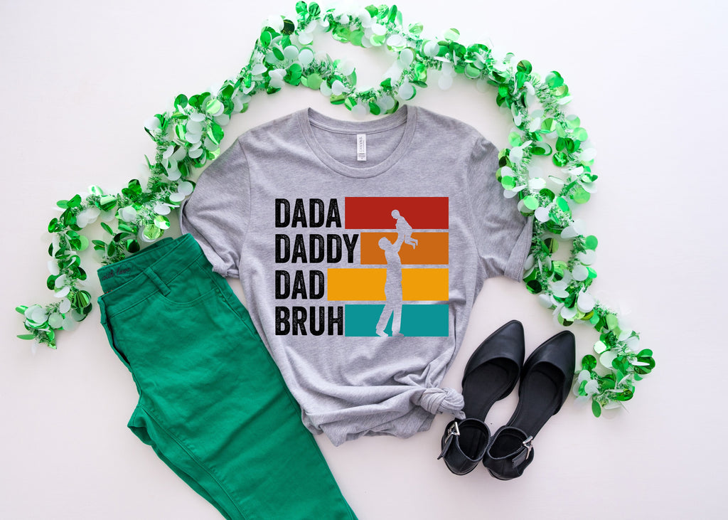 Retro Dada Daddy Dad Bruh Shirt, Father's Day Gift