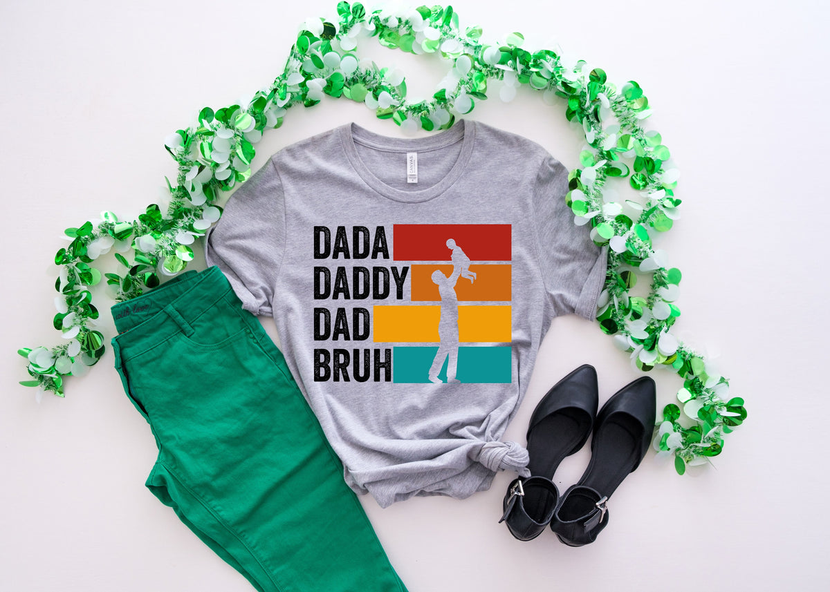 Retro Dada Daddy Dad Bruh Shirt, Father's Day Gift
