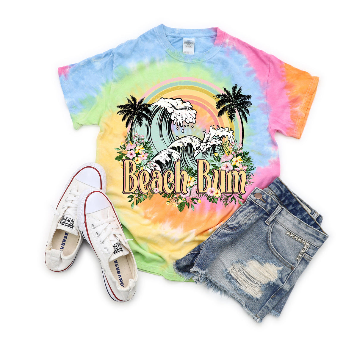 Beach Bum Shirt: Retro Summer Surf Tee