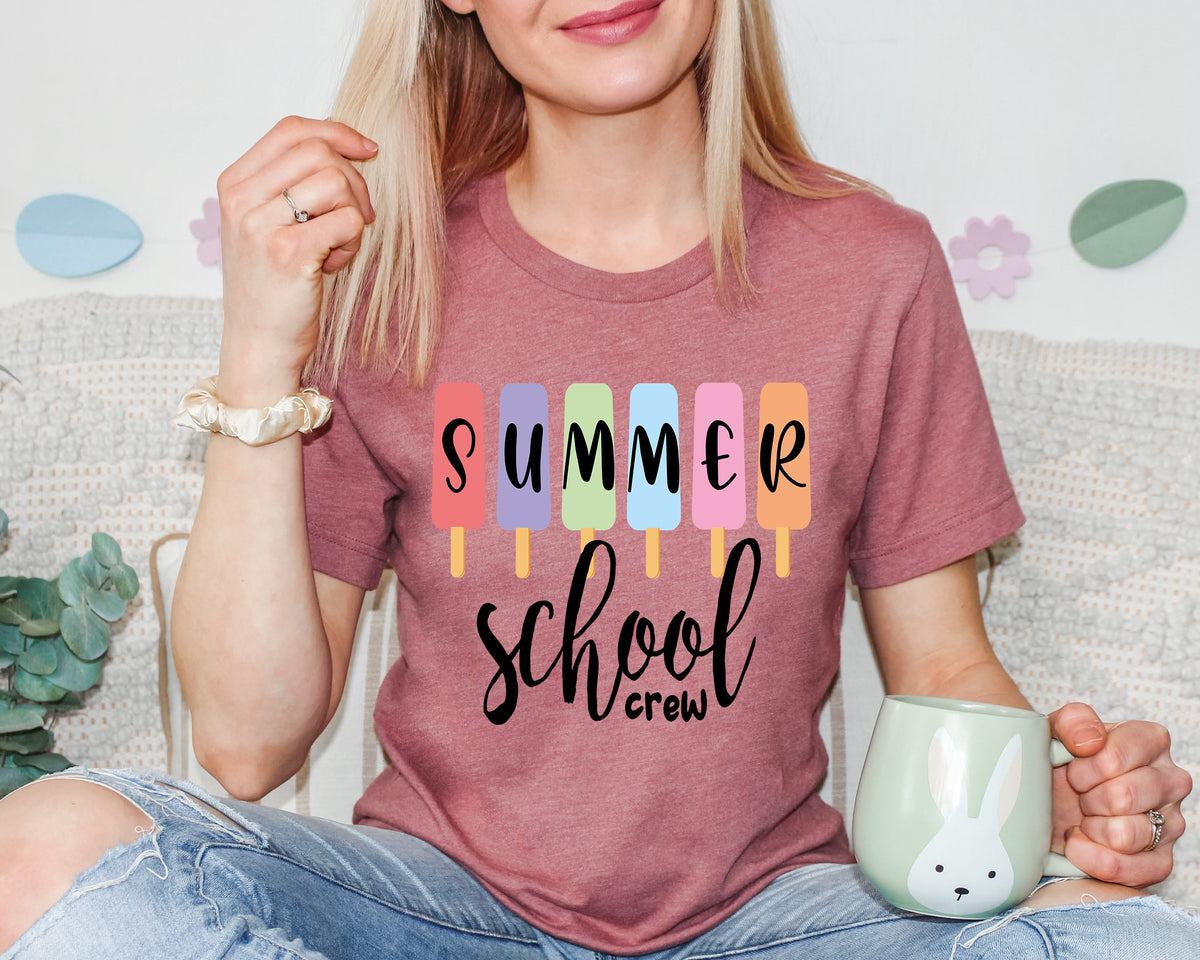 Summer School Crew T-Shirt: End of Year, Hello Summer