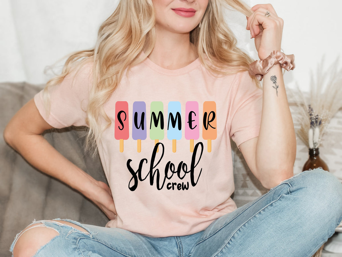 Summer School Crew T-Shirt: End of Year, Hello Summer