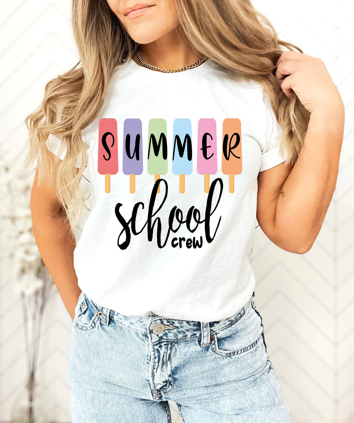 Summer School Crew T-Shirt: End of Year, Hello Summer