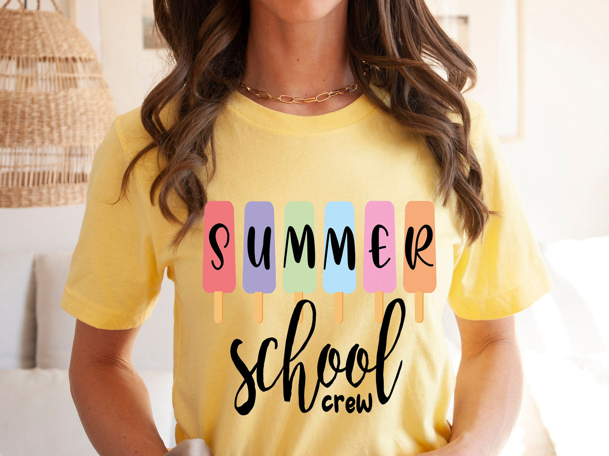 Summer School Crew T-Shirt: End of Year, Hello Summer