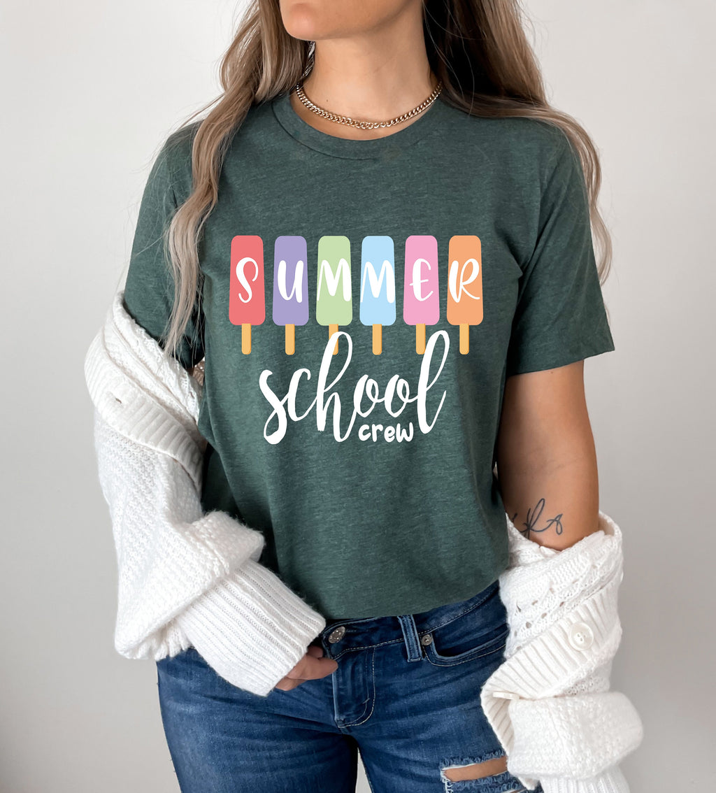 Summer School Crew T-Shirt: End of Year, Hello Summer