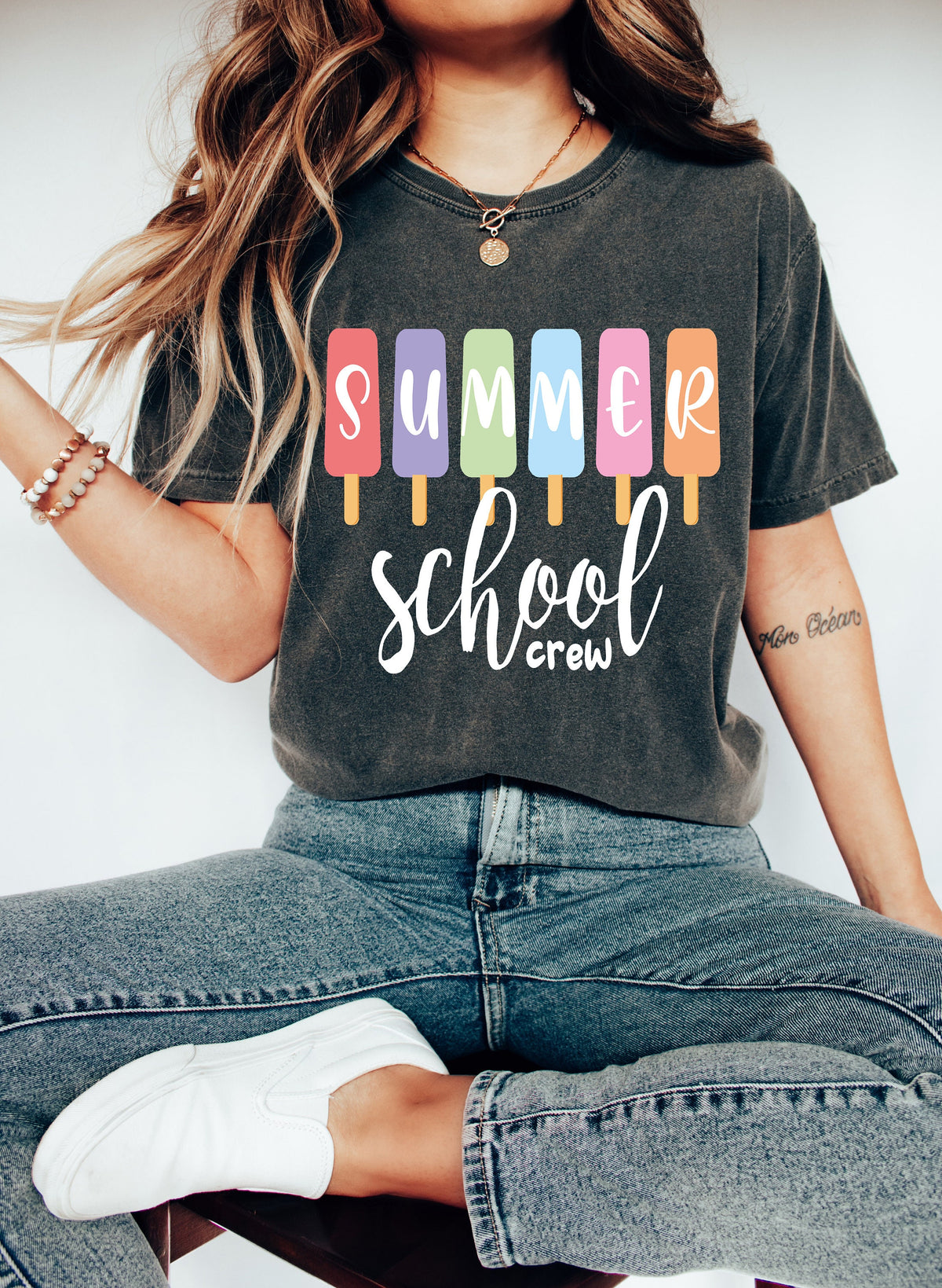 Summer School Crew T-Shirt: End of Year, Hello Summer