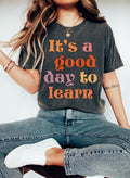 Retro Teacher Shirt: Good Day to Learn, Teach Love Inspire