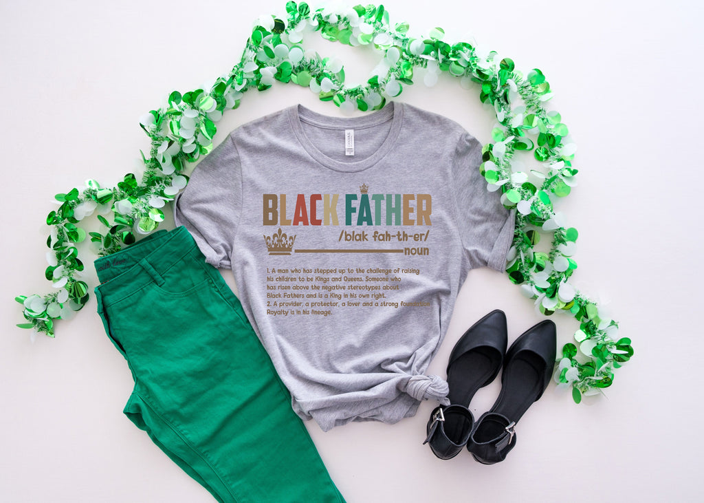 Black Father Definition Shirt, Father's Day Gift