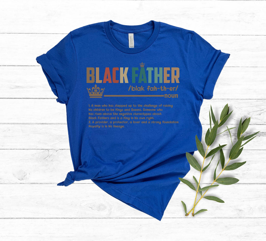 Black Father Definition Shirt, Father's Day Gift