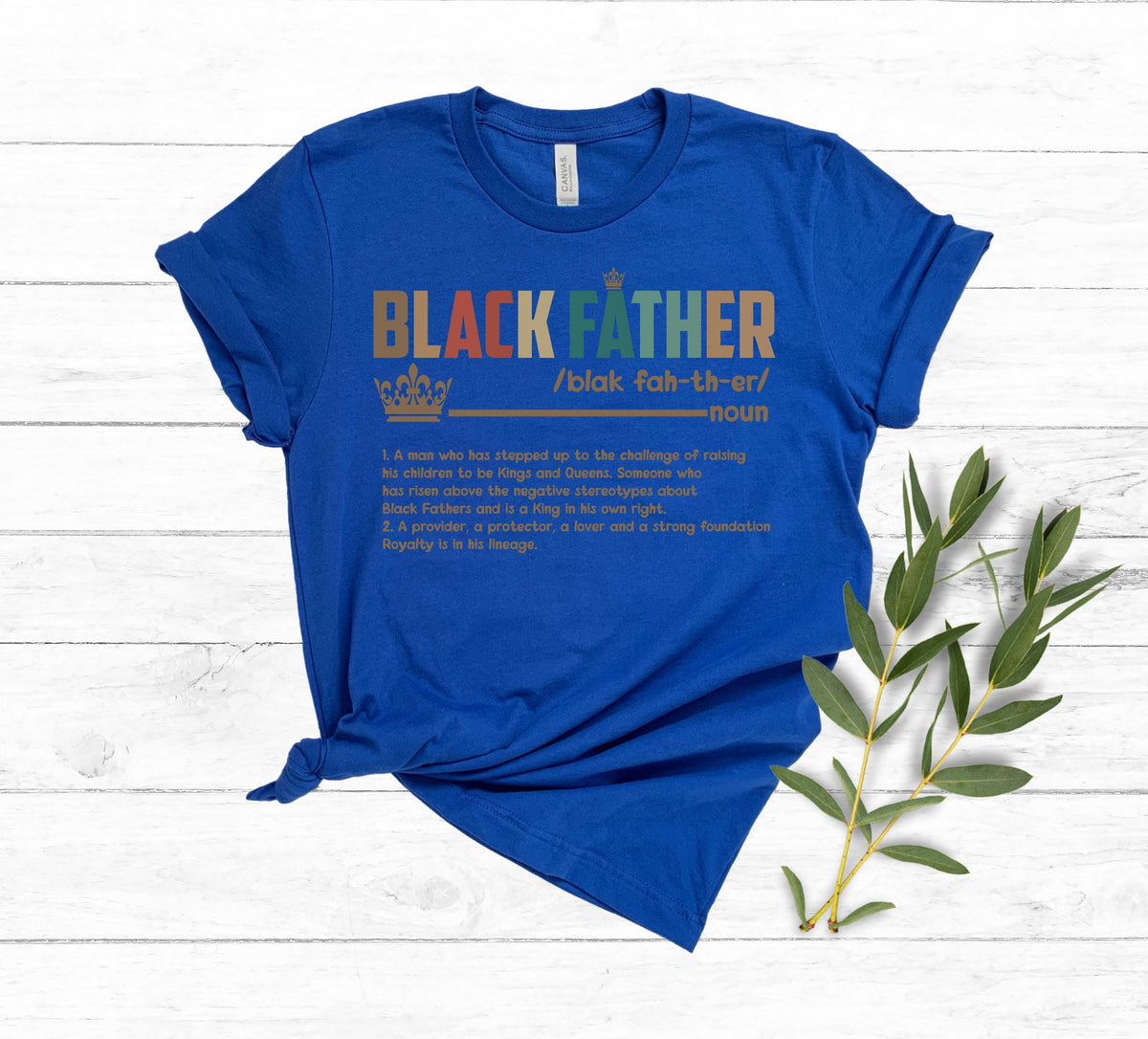 Black Father Definition Shirt, Father's Day Gift