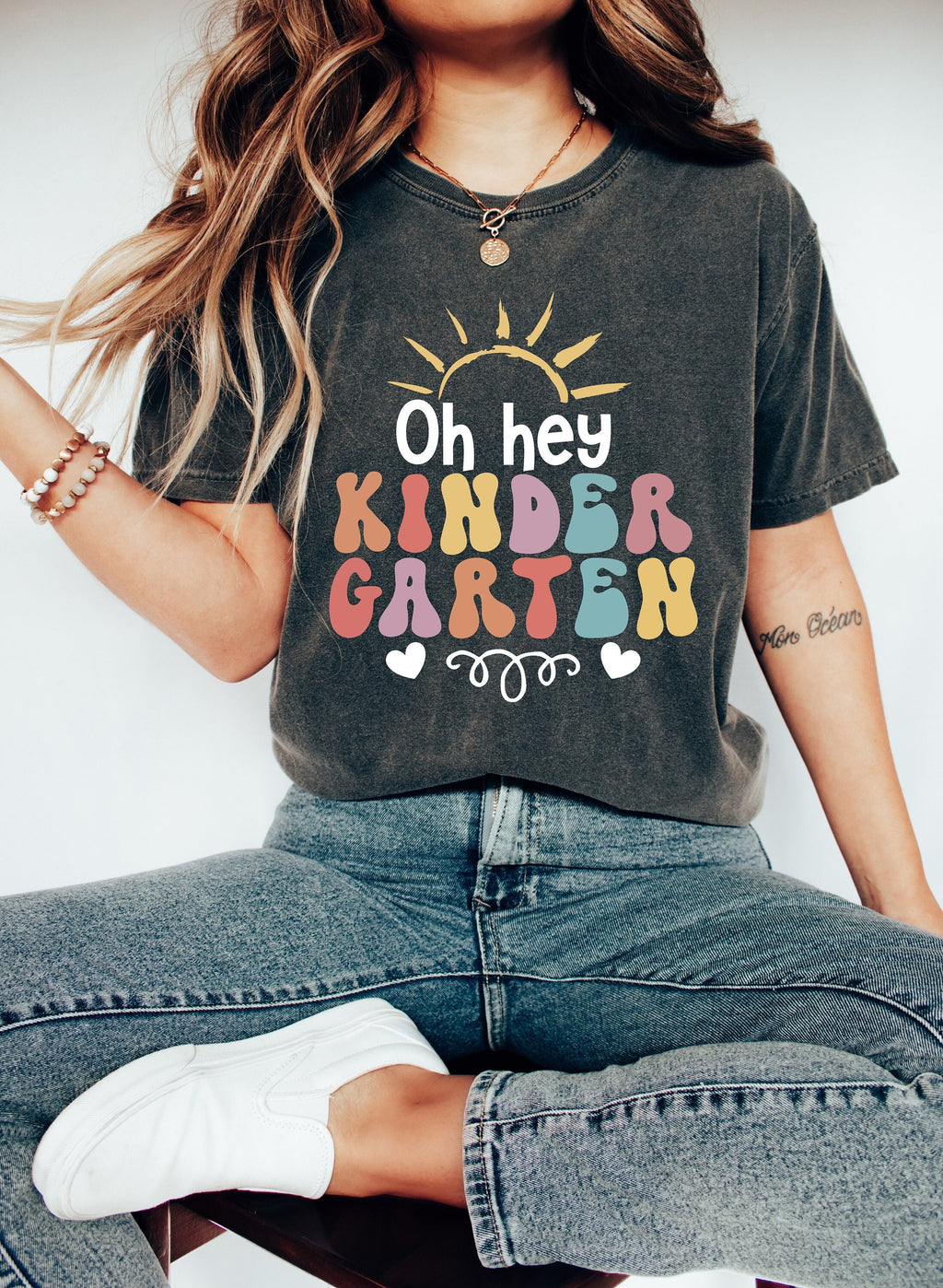 Oh Hey Kindergarten Teacher Shirt: Back To School T-Shirt
