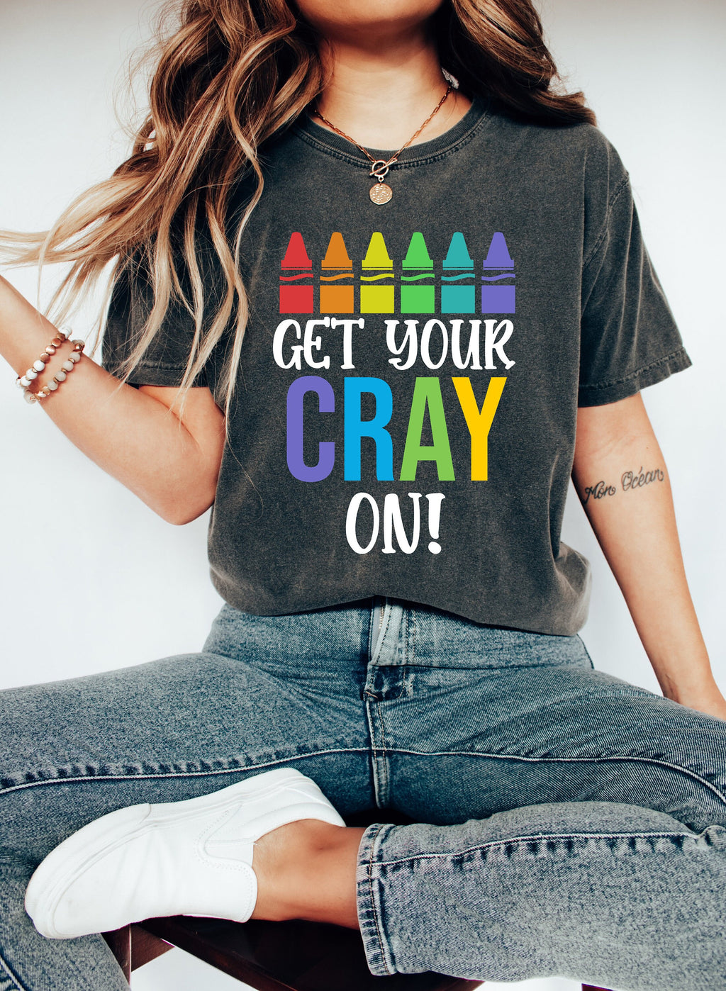 Get Your Cray-on Teacher Shirt, Funny Teacher Gift