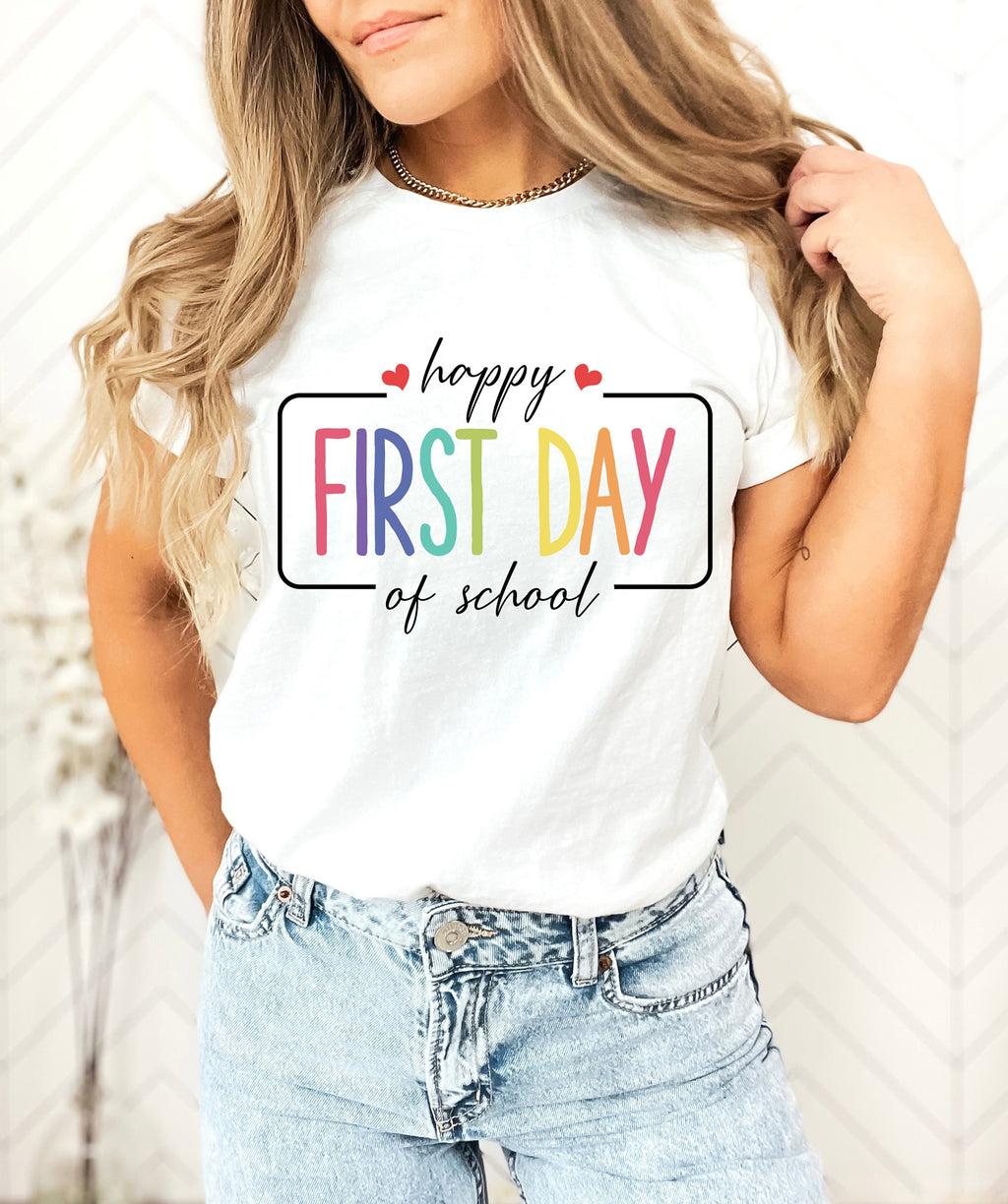 First Day of School Shirt, Teacher Gift, Back to School