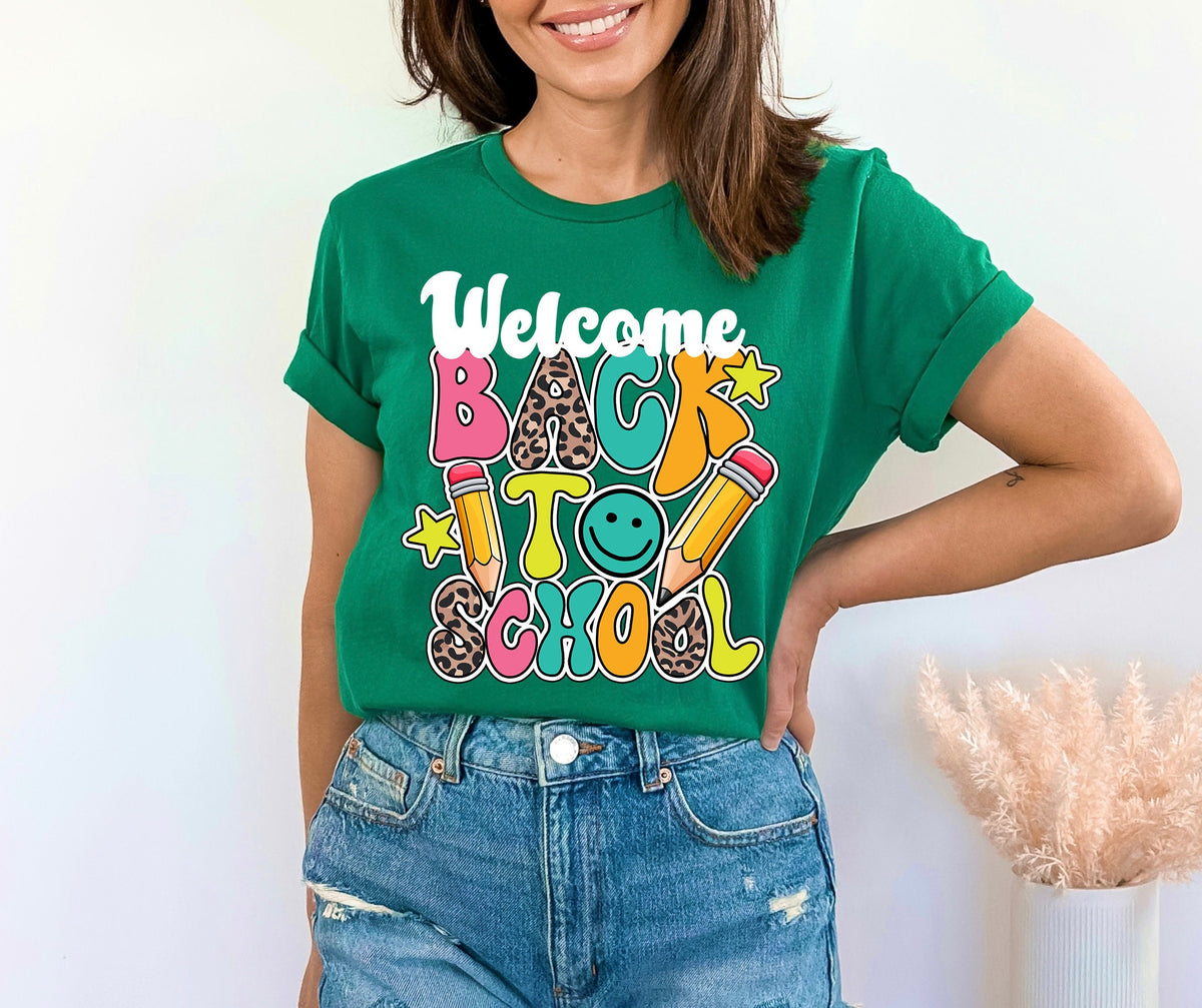 Back to School Teacher T-Shirt, Cute Kindergarten Gift