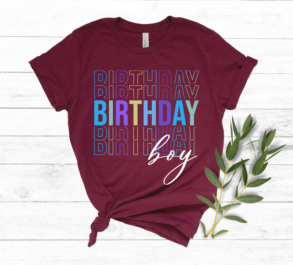 Birthday Boy Shirt: Men's Birthday Party Squad Tee