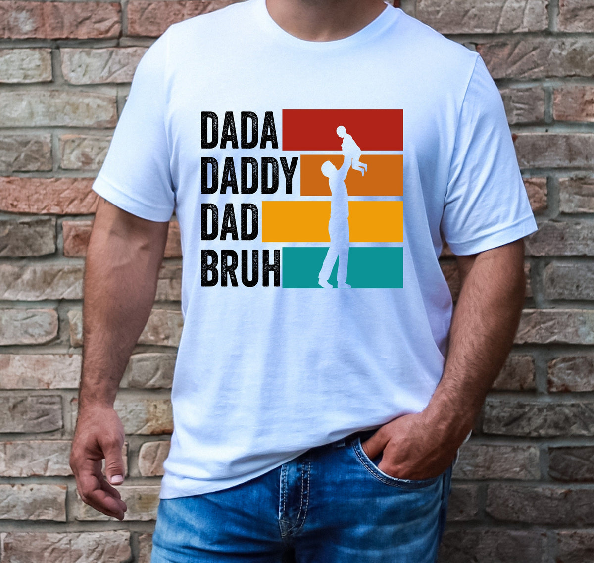 Retro Dada Daddy Dad Bruh Shirt, Father's Day Gift