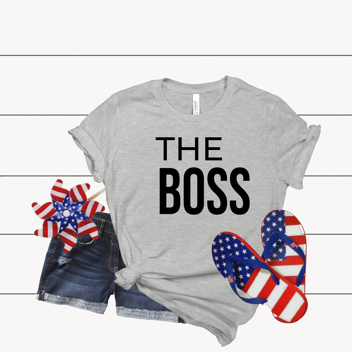 The Boss Matching Family T-Shirt Set, Funny Father's Day Gift