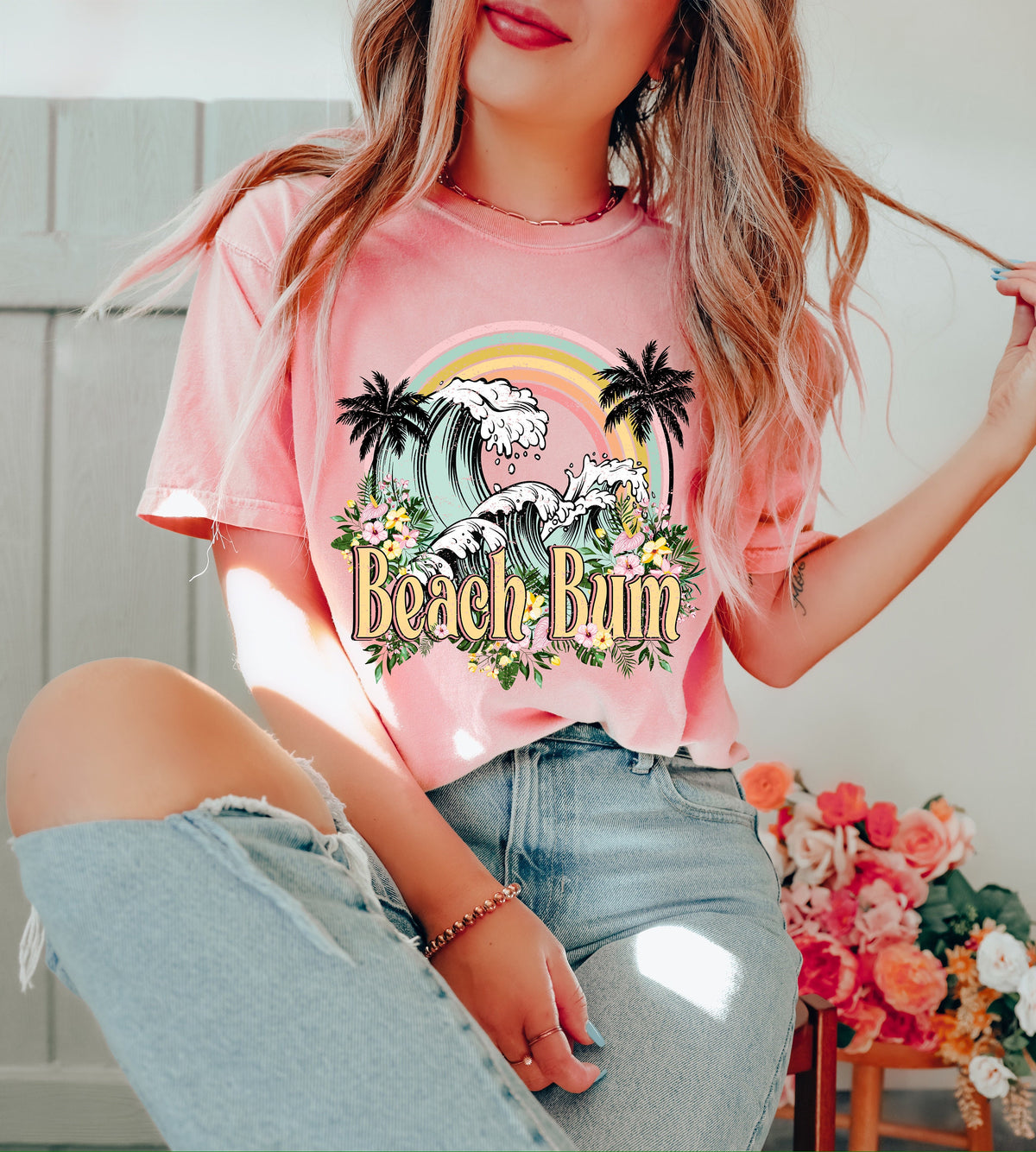 Beach Bum Shirt: Retro Summer Surf Tee