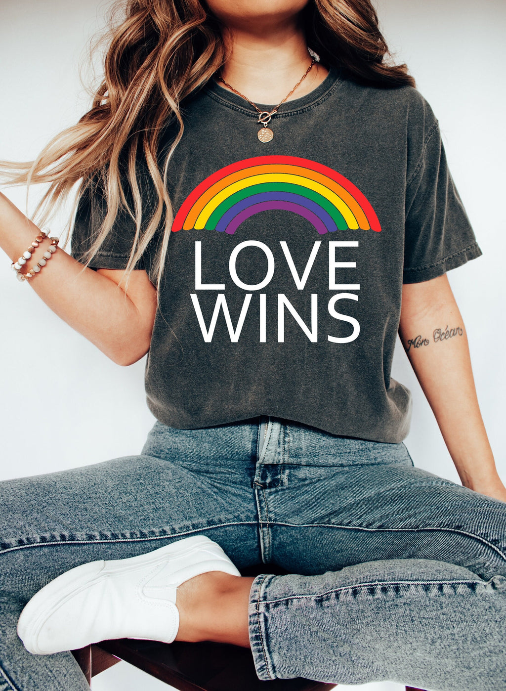 Love Wins Rainbow Shirt: LGBTQIA Pride Tee