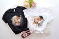 Personalized Watercolor Photo Shirt: Custom Family Picture Tee