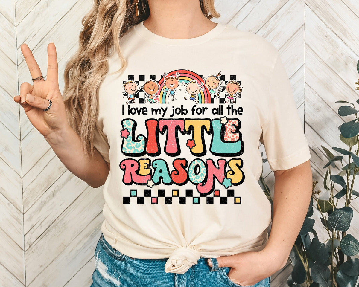 I Love My Job Teacher Shirt: Custom Design, Little Reasons Outfit