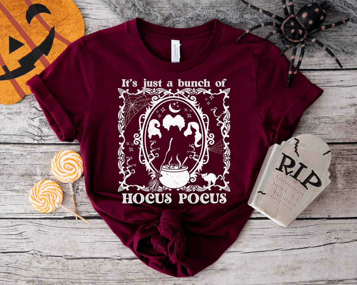 Hocus Pocus T-Shirt: Spooky Season Halloween Party Tee