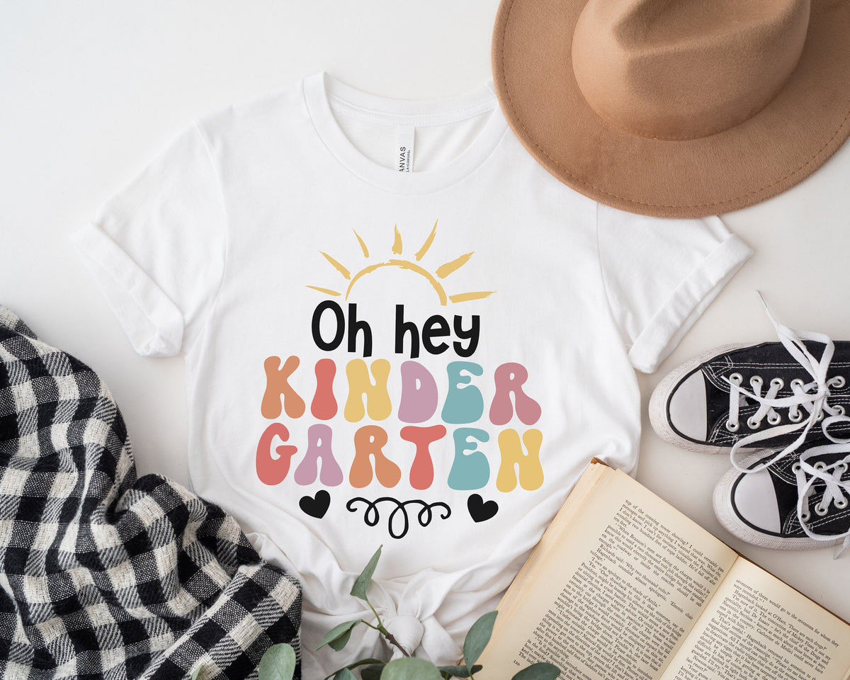 Oh Hey Kindergarten Teacher Shirt: Back To School T-Shirt