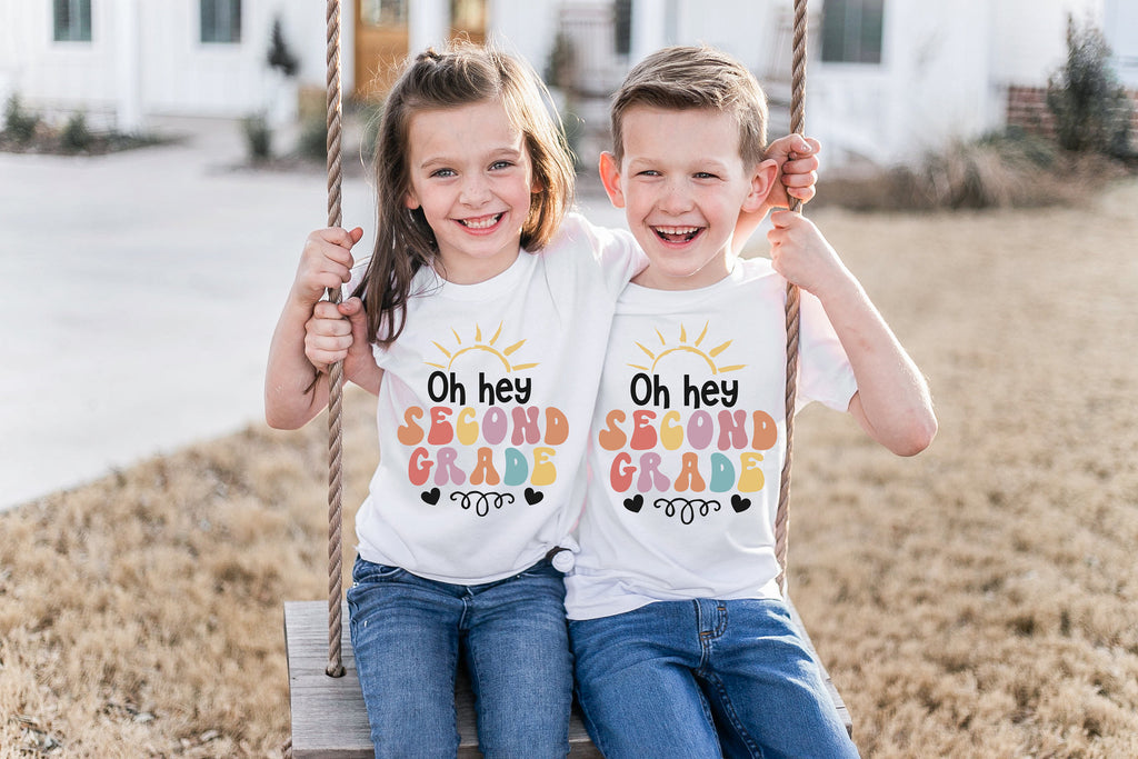 Oh Hey Second Grade Teacher Shirt - Back To School T-Shirt