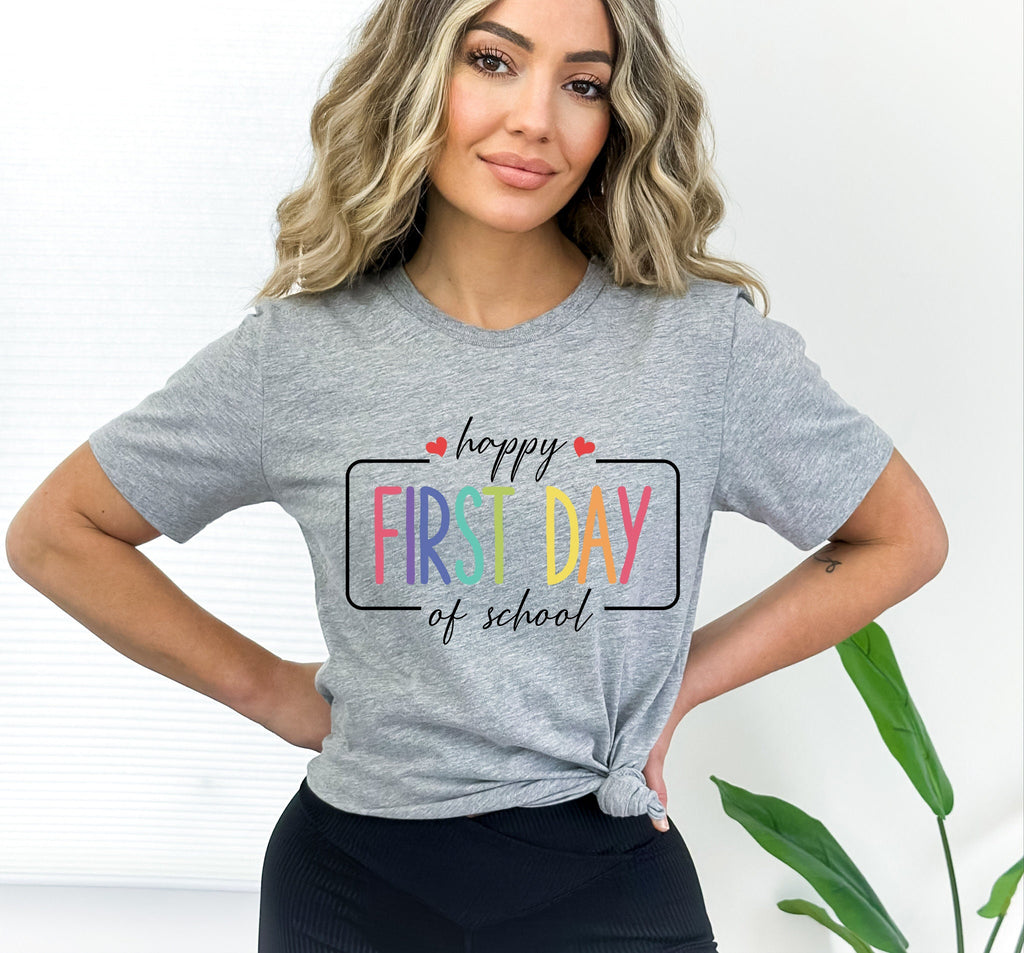 First Day of School Shirt, Teacher Gift, Back to School