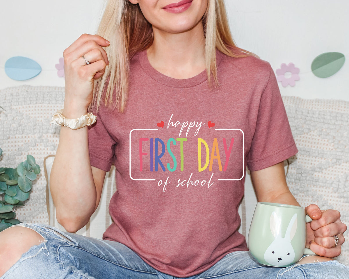First Day of School Shirt, Teacher Gift, Back to School