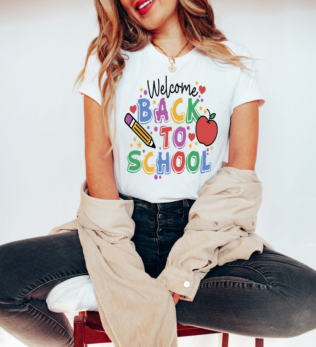 Back To School Teacher Shirt: Inspirational First Grade Tee