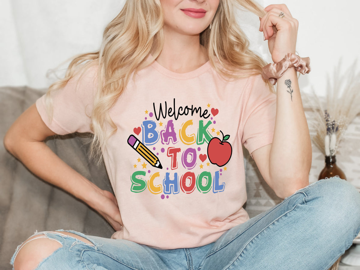 Back To School Teacher Shirt: Inspirational First Grade Tee