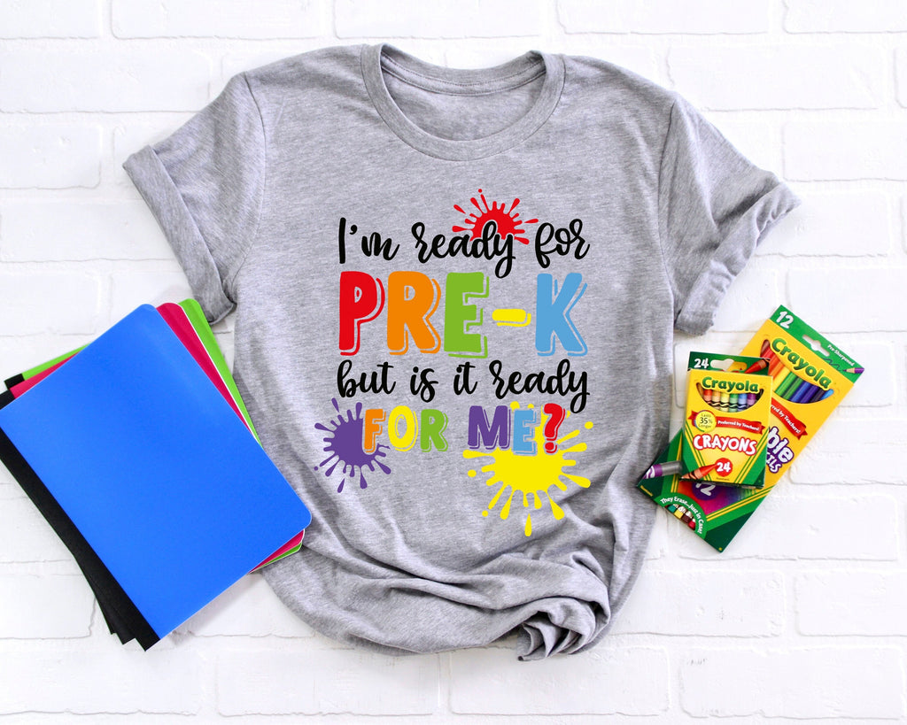 Kindergarten Shirt: Back To School T-Shirt, First Day of School