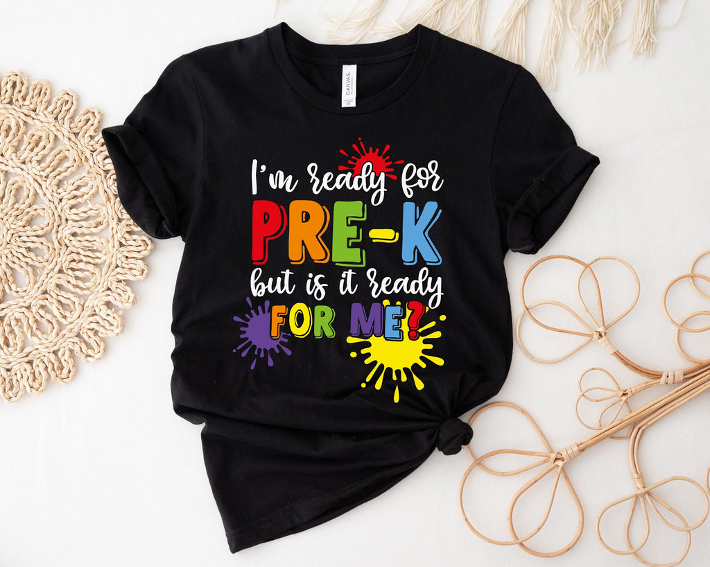 Kindergarten Shirt: Back To School T-Shirt, First Day of School