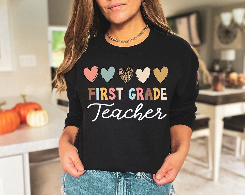 Boho First Grade Teacher Shirt: Back To School T-Shirt