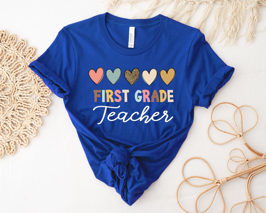 Boho First Grade Teacher Shirt: Back To School T-Shirt