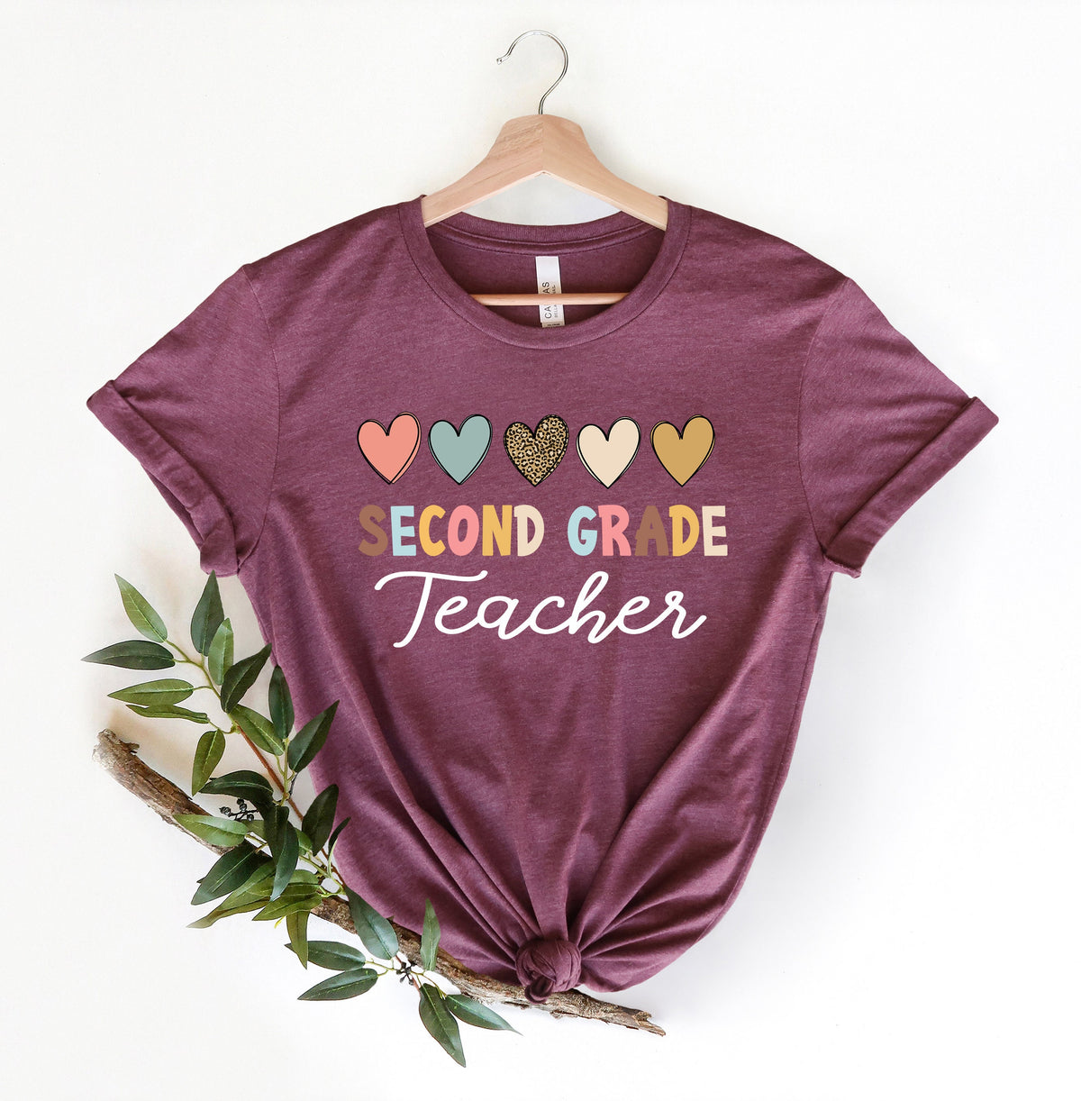 Boho Second Grade Teacher Shirt: Back To School Tee