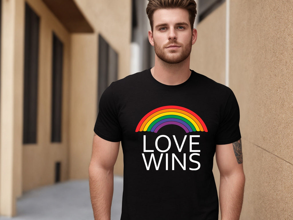 Love Wins Rainbow Shirt: LGBTQIA Pride Tee