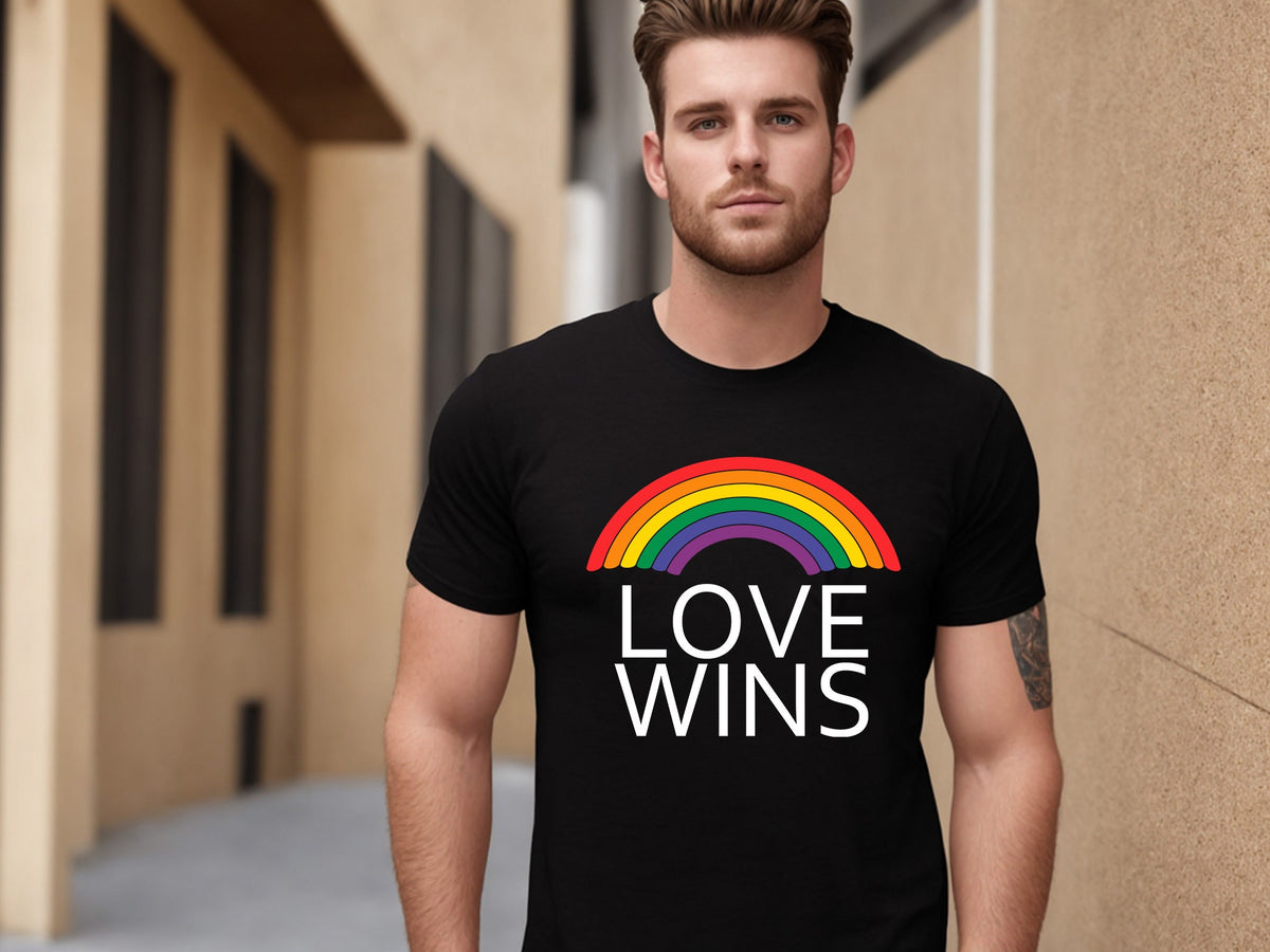 Love Wins Rainbow Shirt: LGBTQIA Pride Tee