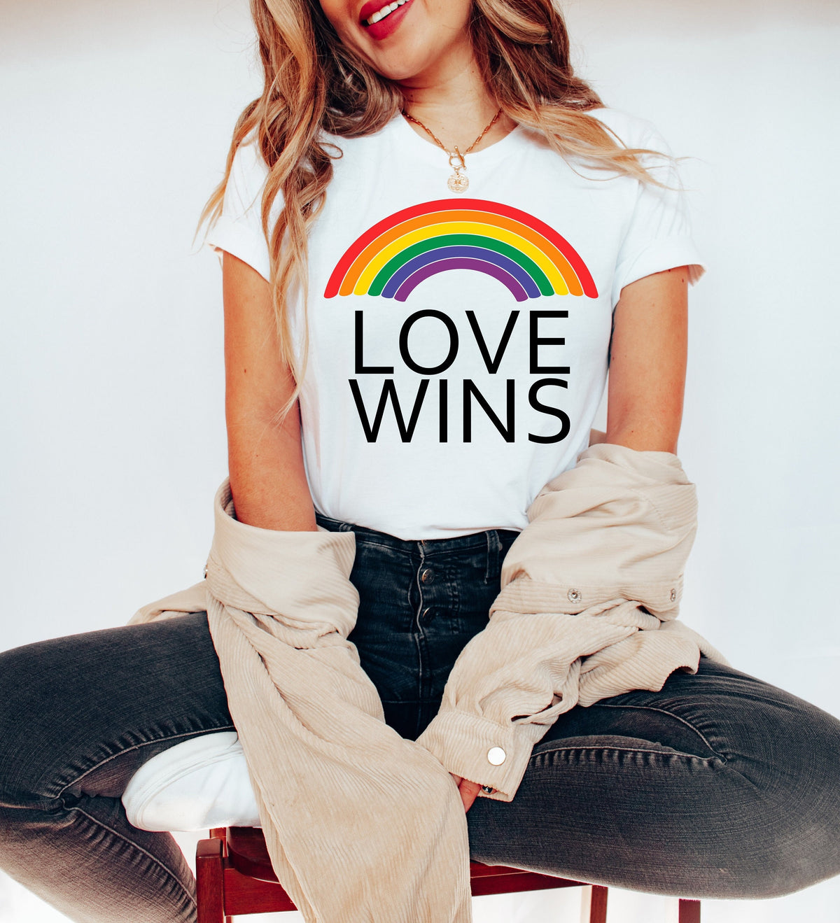 Love Wins Rainbow Shirt: LGBTQIA Pride Tee