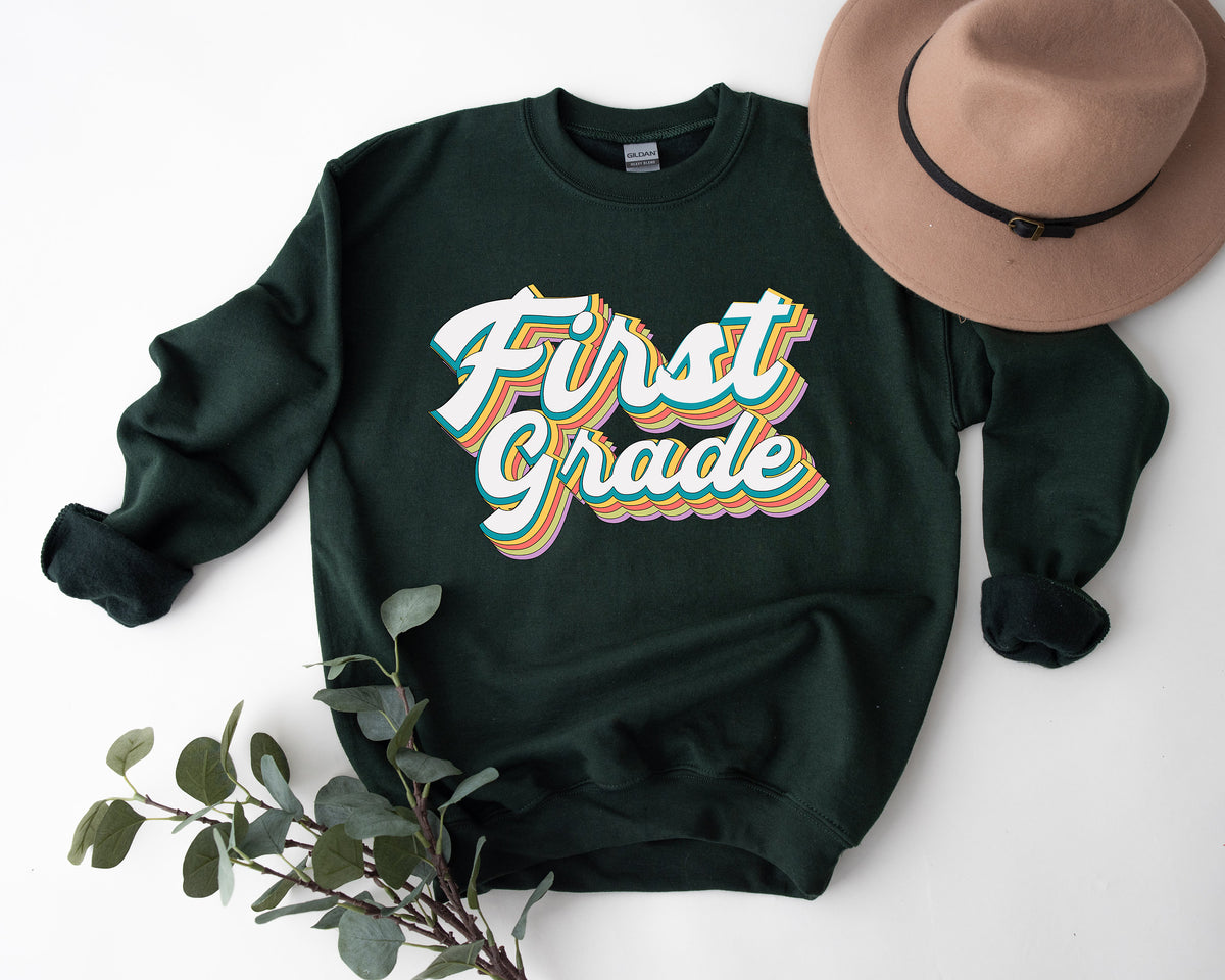 First Grade Teacher Shirt: Back To School T-Shirt