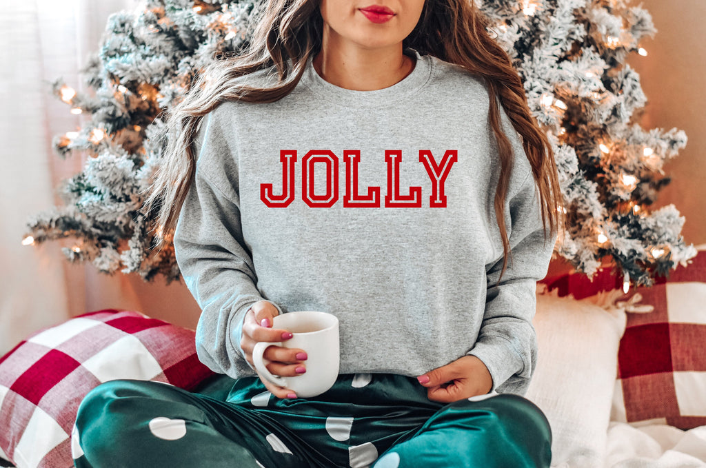 Jolly Christmas Sweatshirt: Holiday Family Shirt