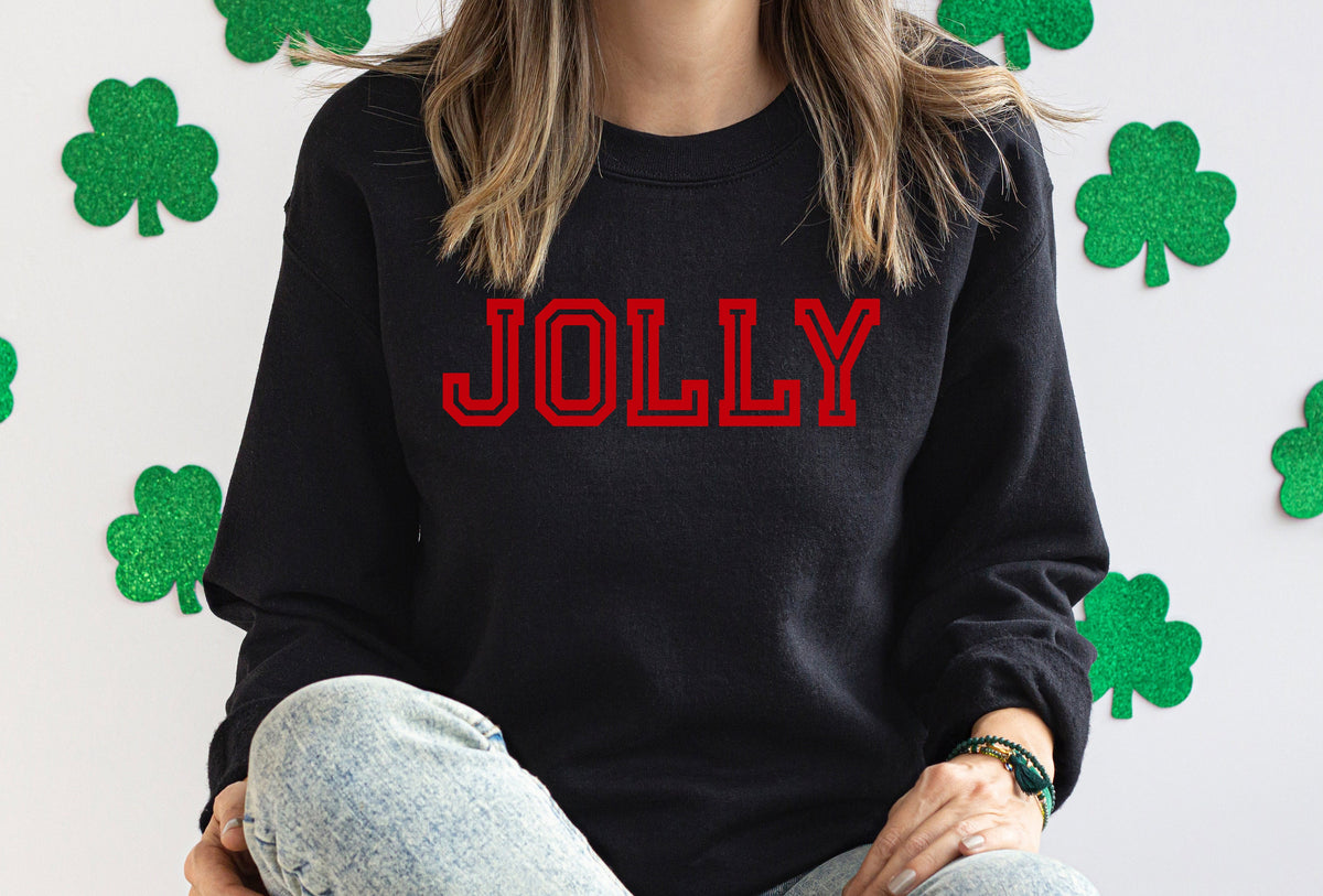 Jolly Christmas Sweatshirt: Holiday Family Shirt
