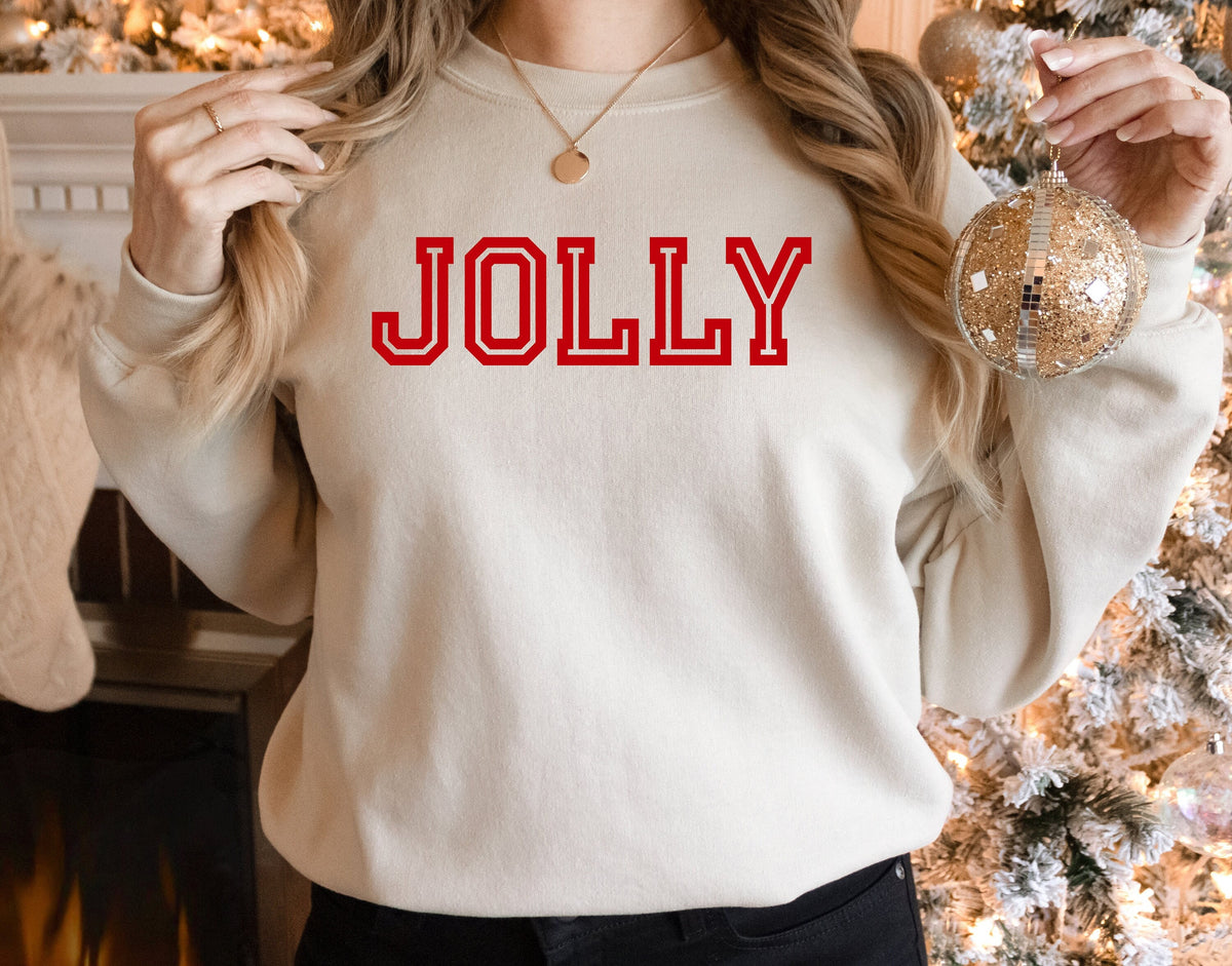 Jolly Christmas Sweatshirt: Holiday Family Shirt