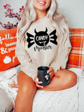 Candy Monster Halloween Shirt, Happy Halloween Tee