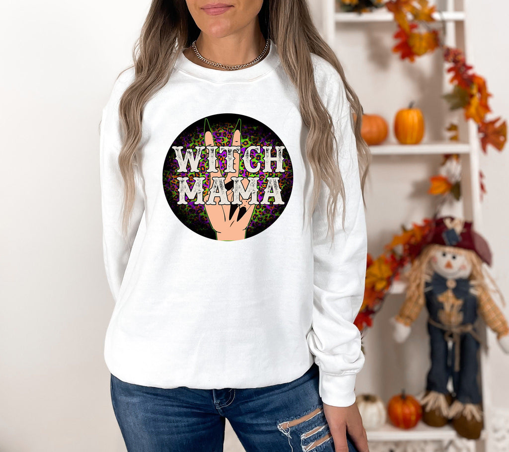 Witch Mama Halloween Shirt: Funny Spooky Mom T-Shirt