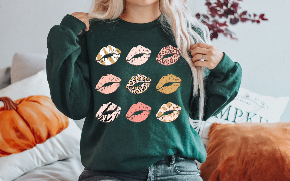 Fall Lips Shirt: Pumpkin Spice Thanksgiving Tee