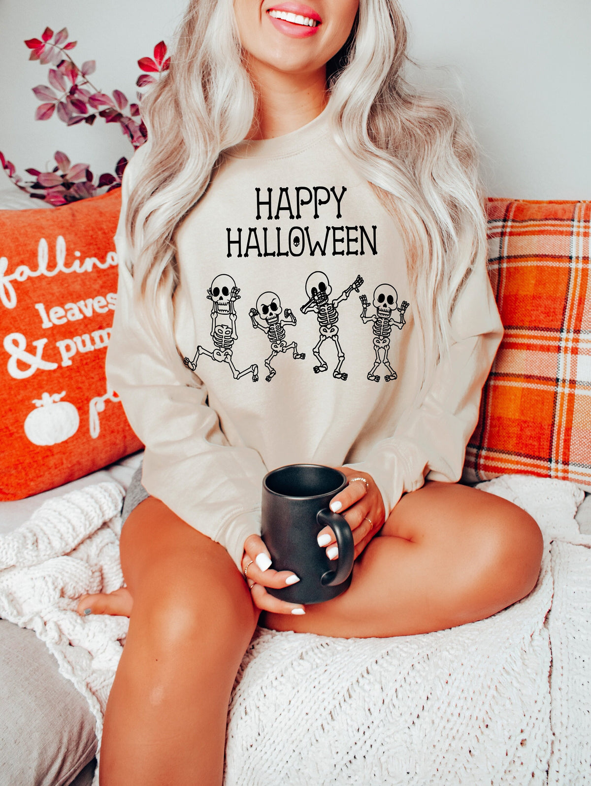 Dancing Skeleton Halloween Shirt: Funny Party Tee
