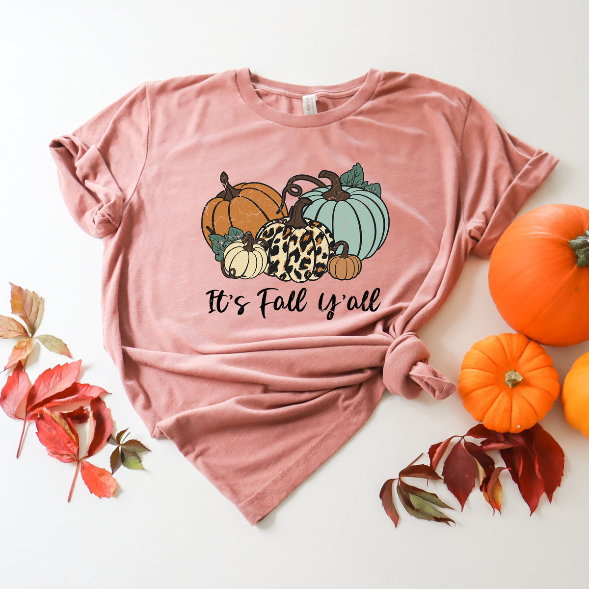 Its Fall Yall Shirt, Cute Pumpkin Graphic Tee, Autumn Shirt