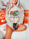 Its Fall Yall Shirt, Cute Pumpkin Graphic Tee, Autumn Shirt
